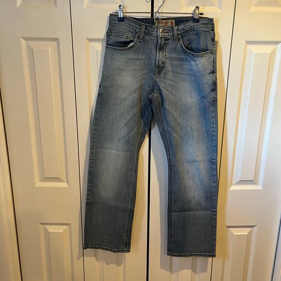 Wrangler Relaxed Boot Flex Jeans White Wash Light Blue 30 - Picture 1 of 8